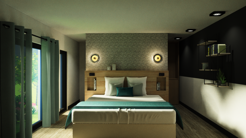 3D Projet décoration Chambre rénovation décoratrice aix-les-bains La motte Servolex Annecy Tresserve Barberaz voglans Viviers du lac