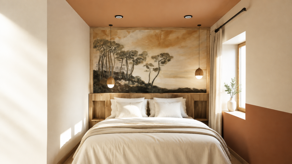 Projet 1 - chambre décoration - architecte d'intérieur - La Toussuire - rénovation - decoratrice d'intérieur chambéry - aix-les-bains - annecy - Aiguebelette-le-lac - novalaise - Tresserve - Brison-saint-innocent - Entrelacs - savigny - Grésy-sur-aix - Barberaz