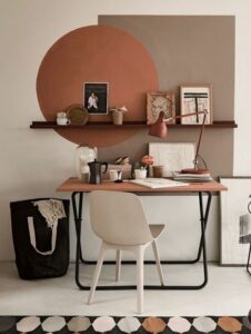 Astuces peinture - coin bureau - décoratrice d'intérieur - architecte d'intérieur - savoie - haute savoie - maurienne - haute maurienne - 73 - 74 - chambéry - barberaz - viviers du lac - aix